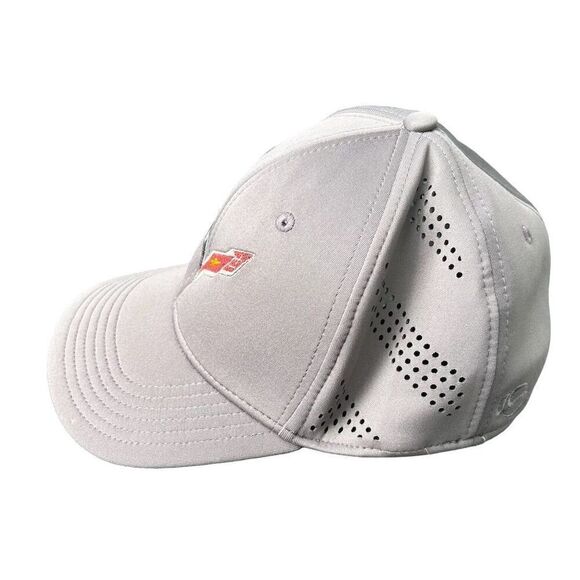 OC Sports Corvette Stingray Embroidered Cap Gray Flex Band Mid-Profile Hat L/XL - Picture 2 of 9